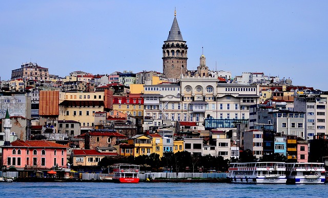 Záber na mesto Istanbul